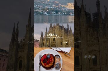 Reminiscing Italy 🇮🇹 #italy #lakecomo #lake #italian #milan #milano #travel #travelvlog #shorts