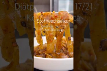 Kohlrabi Pasta 🍝 #shorts #shortvideo #pasta #fürdich #viral #stoffwechselkur #gemüse #rezepte