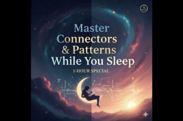 🌙 Master Connectors & Patterns While You Sleep 🌙