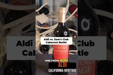 Aldi vs. Sam's Club vs. D&W Cabernet: Blind Taste Test! #shorts