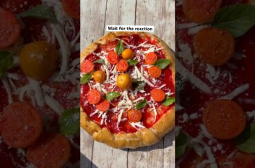 Fake Pizza recipe #shorts #youtubeshorts #shortsfeed