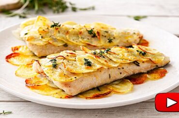 Baked Red Sea Bream with Potatoes | Traditional Italian Fish Recipe