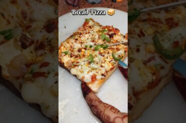 Bread pizza recipe|pizza recipe🍕🥪#shorts #pizza #ytshorts #recipe