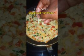 Egg Bread Pan Pizza | Easy BreakfastRecipe No Oven Pizza            Only 5min!Cheesy Bread Pizza