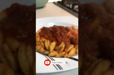 CAVATELLI con SALSICCIA PICCANTE! #bontà #food #cucinafacile #cena #assaggiamo #pasta #shorts