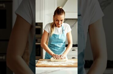 beautiful girl making bread #food #italiancuisine #italianpizza #chef #italianfood #crush #foryou