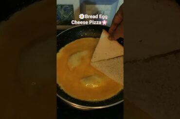 Bread Egg Cheese Pizza Recipe || Pizza Recipe|| #shorts #ytshorts #youtubeshorts #pizza #recipe
