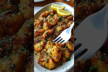 Garlic Butter Chicken Bites #youtubeshorts #food #bonnecuisine #cheesecake #explore #cooking