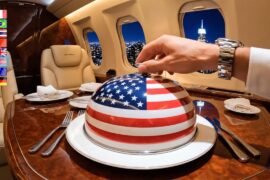 Which Country Would You like to try Private Jet Airplane Food? ✈️🥩 (ASMR)