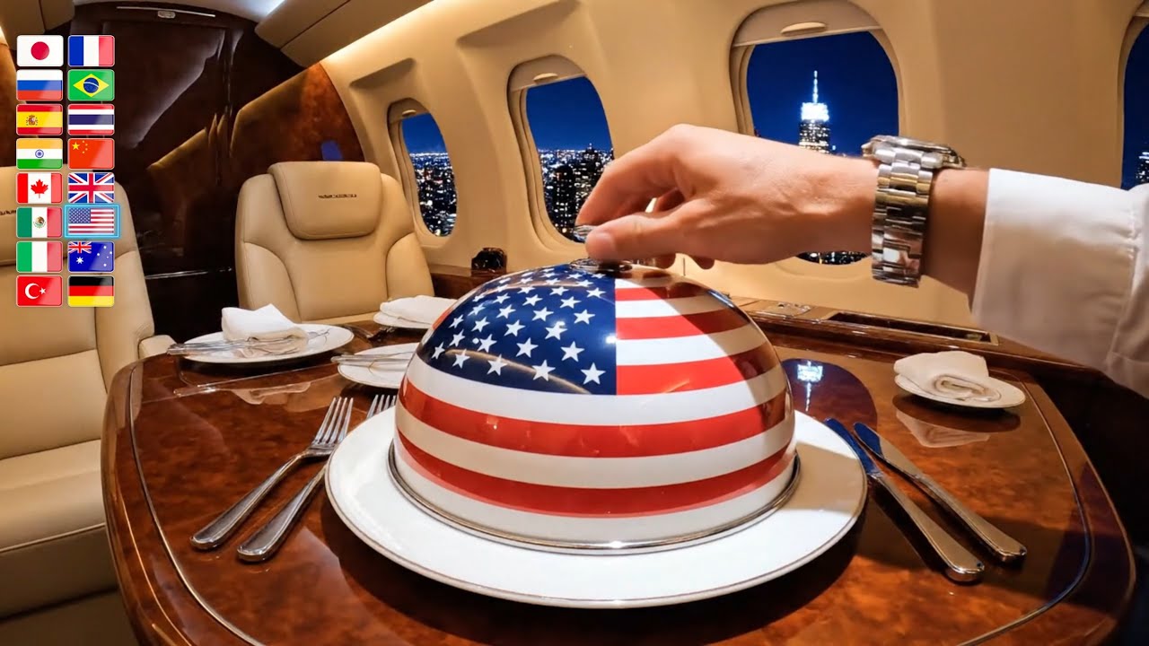 Which Country Would You like to try Private Jet Airplane Food? ✈️🥩 (ASMR) Which Country Would You like to try Private Jet Airplane Food? ✈️🥩 (ASMR)