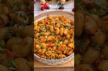 Try Masala Macaroni Pasta 🍝 recipe |quick and easy | prep time 15 mins only #shorts #viral #food