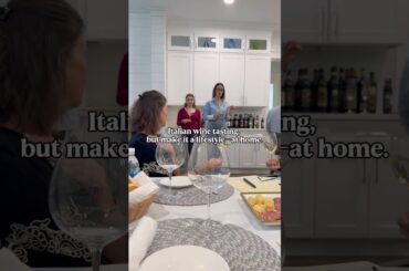 Turning Your Home Into an Italian Wine Tasting 🍷Luxury Lifestyle in the USA#fypシ゚viral #winelovers