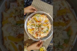 Pizza Recipe Without Oven 🍕🍕#pizza #cooking #Food #trending #viral #ytshorts