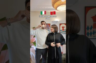 Moroccan food 🇲🇦 or Italian food 🇮🇹? #morocco #italian#food #challenge