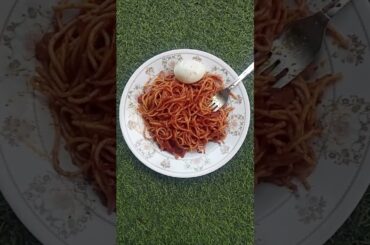 I made italian pasta with boiled egg. #foodie #italianfood #pastarecipes #chef #fyp #viral #pasta