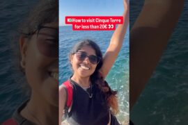 💶Cinque Terre on budget! 👀 #budgettravel #travel #shorts