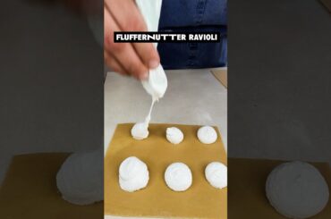 Fluffer Nutter (Peanut Butter and Marshmallow) Ravioli #italianfood #food #pasta #lionfield