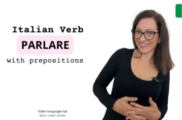 Italian verb PARLARE with prepositions in everyday expressions #learnitalian