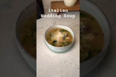Soups: Italian Wedding #food #recipe  #dinner #shorts #reels #yummy