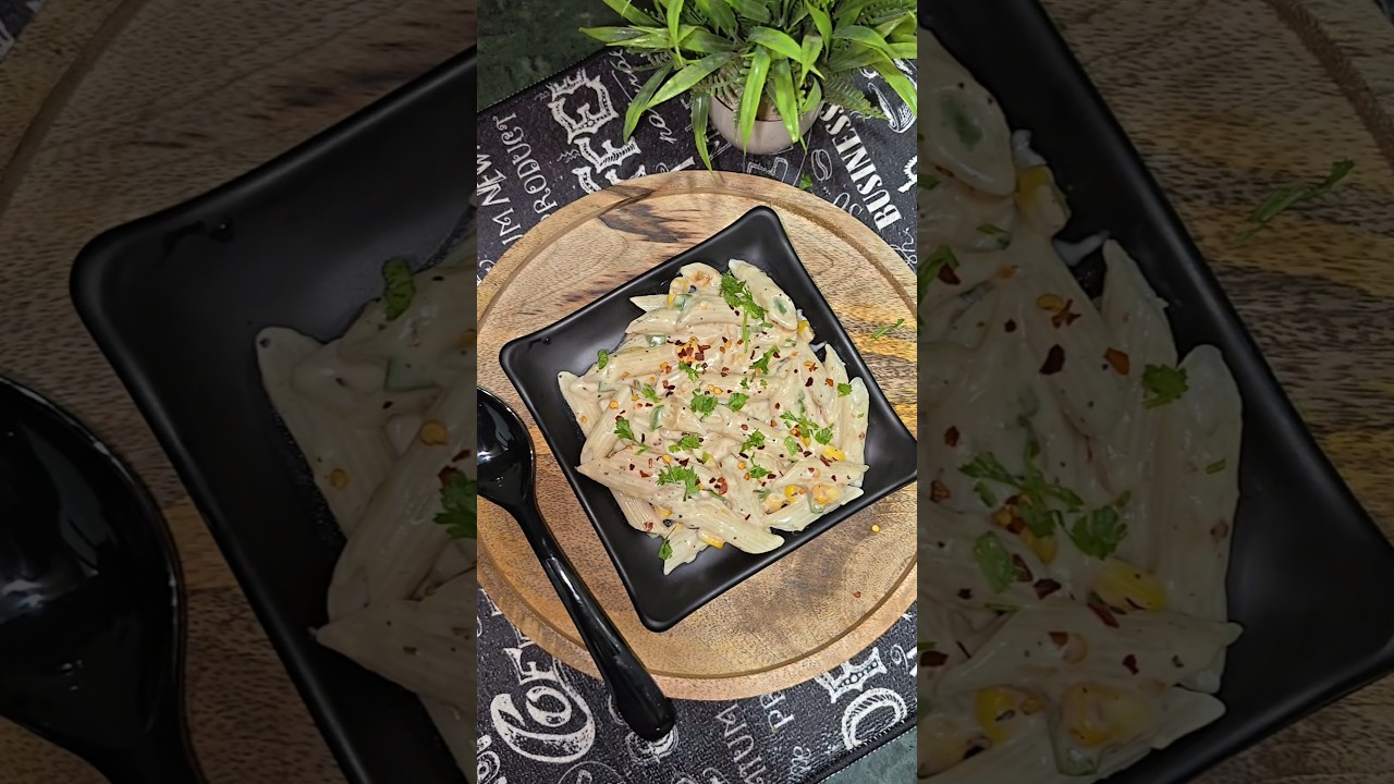 Creamy White Sauce Pasta ๐|Cheezy delight|Tasty Recipes Everyday|Home Sweet Kitchen| Creamy White Sauce Pasta ๐|Cheezy delight|Tasty Recipes Everyday|Home Sweet Kitchen|