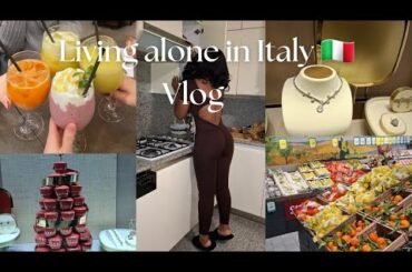 Quiet days in my life in Italy 🇮🇹 |Living alone,cooking,grocery shopping| slow vlog
