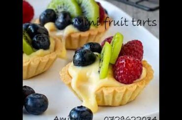 Mini Fruit Tarts with Italian Pastry Cream Filling Recipe Eats A Food Blog Serving Up Quick & Easy