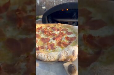 Dual flames. Rotating stone. 930°F. 🔥⁠ Bertello SimulFIRE 16" Rotating Outdoor Pizza Oven