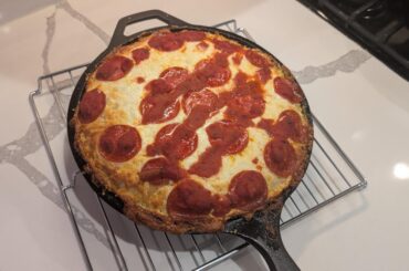 Almost-Detroit Sourdough Discard Pizza