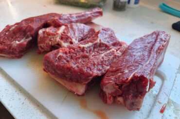 Leftover braised short ribs turned into penne ragu