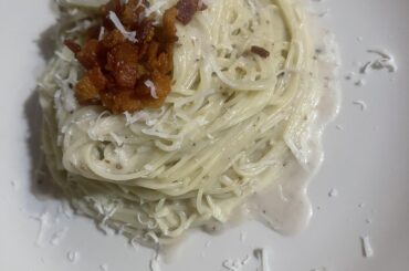 Angel Hair Alla Gricia 🤌