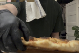 First time New Haven style Tomato Pie!