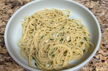 Aglio e Olio, step-by-step