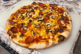 Weber Genesis pizza