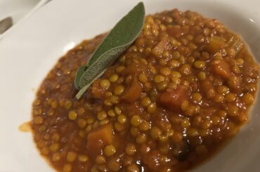 Stewed lentils!