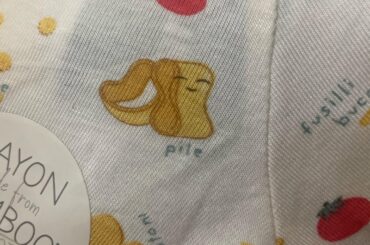 Need help identifying this pasta on baby onesie