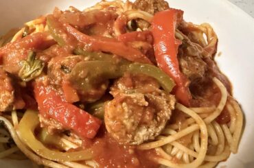 Sausage & pepper pasta