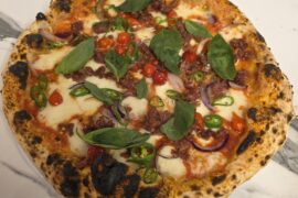 Fennel Sausage, Chillies, Red Onion, Roquito Peppers