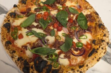 Fennel Sausage, Chillies, Red Onion, Roquito Peppers