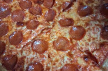 Classic Pepperoni and Cheese. Great with a pound of Hot Wings.