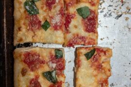 Made Sheet pan Pizza Not sure what I did wrong. The bottom has no crunch at all. What did I do Wong ? Please help.