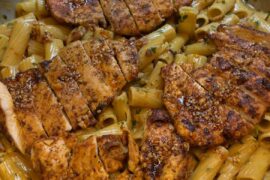 Spicy Marry me chicken pasta for dinner 😋