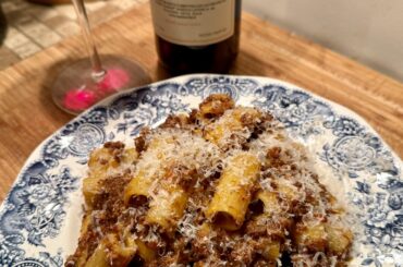 8-hour beef, guanciale & pork belly ragù!