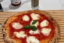 Margherita with Calabrian chili oil 🔥