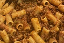 Rigatoni with Slow-Cooked Meat Ragù [OC]