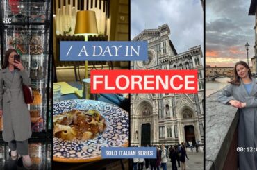 A Day in Florence | Solo Travel, Gucci Museum & The Wine Window
