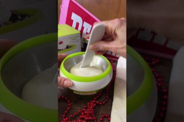 Cherry ice cream made with Rex Cherries from Supermarket Italy and frozen in a Zoku Ice Cream Maker.