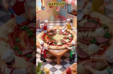 Lets make Pizza time with tiny chef #food #pizza #italy #miniature