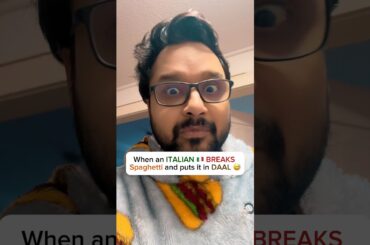 The (almost) offensive Daal Pasta | Mango & Basil #daalpasta #comedy #italianfood