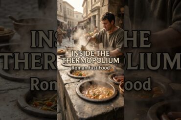 The Thermopolium: Roman Fast Food and Street Dining! #history #rome #ancientrome #fyp #romanempire