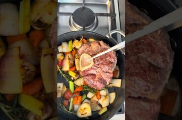 🍽️🍷Risotto alla milanese with ossobuco ragù